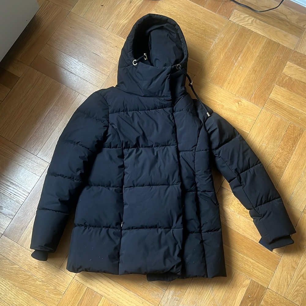 NWT Tommy Hilfiger Black Puffer Jacket XXS
